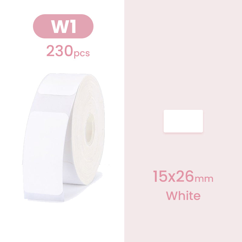 D Series Label - White