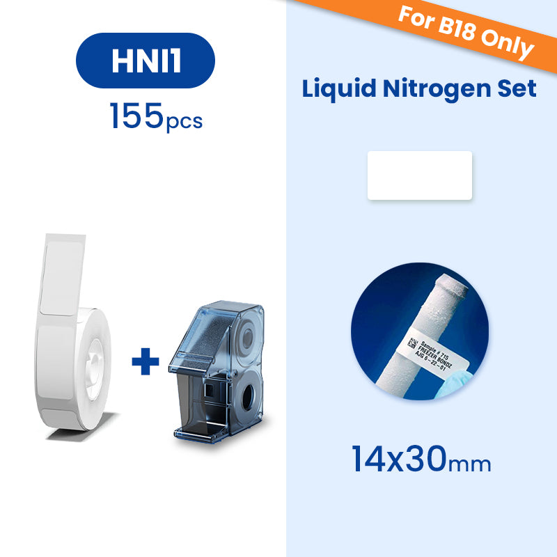 B18 Label - Liquid Nitrogen