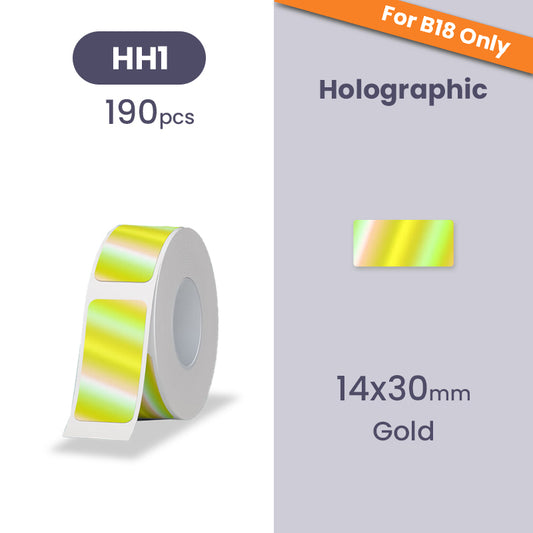 B18 Label - Holographic