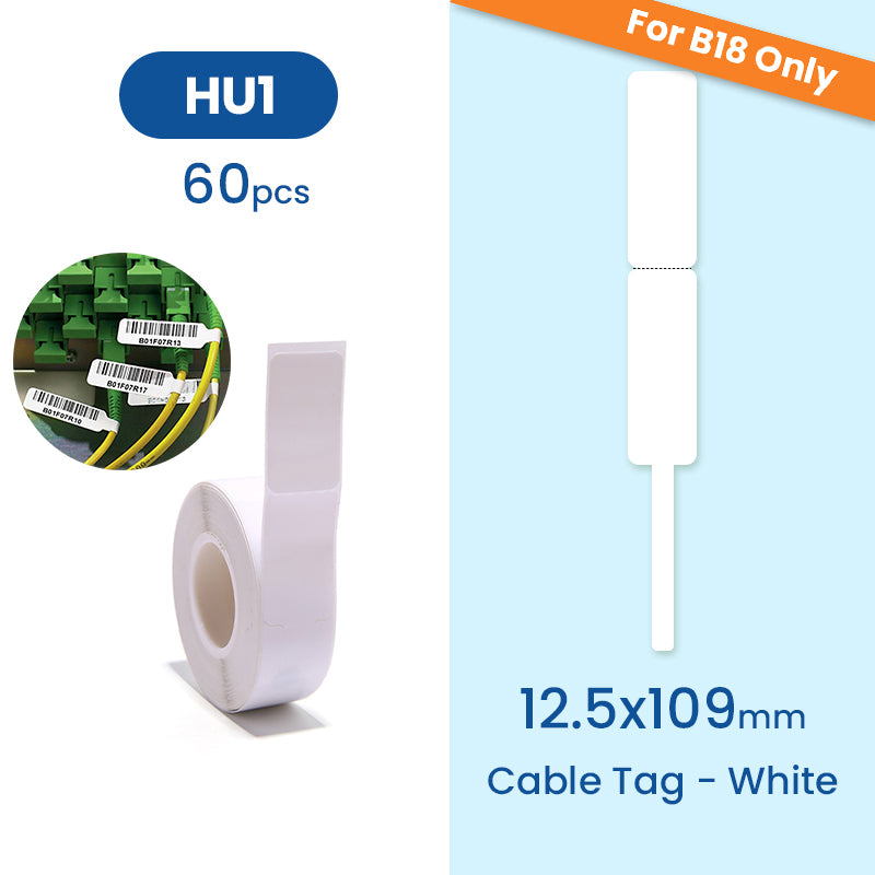 B18 Label Sticker - Cable Tag