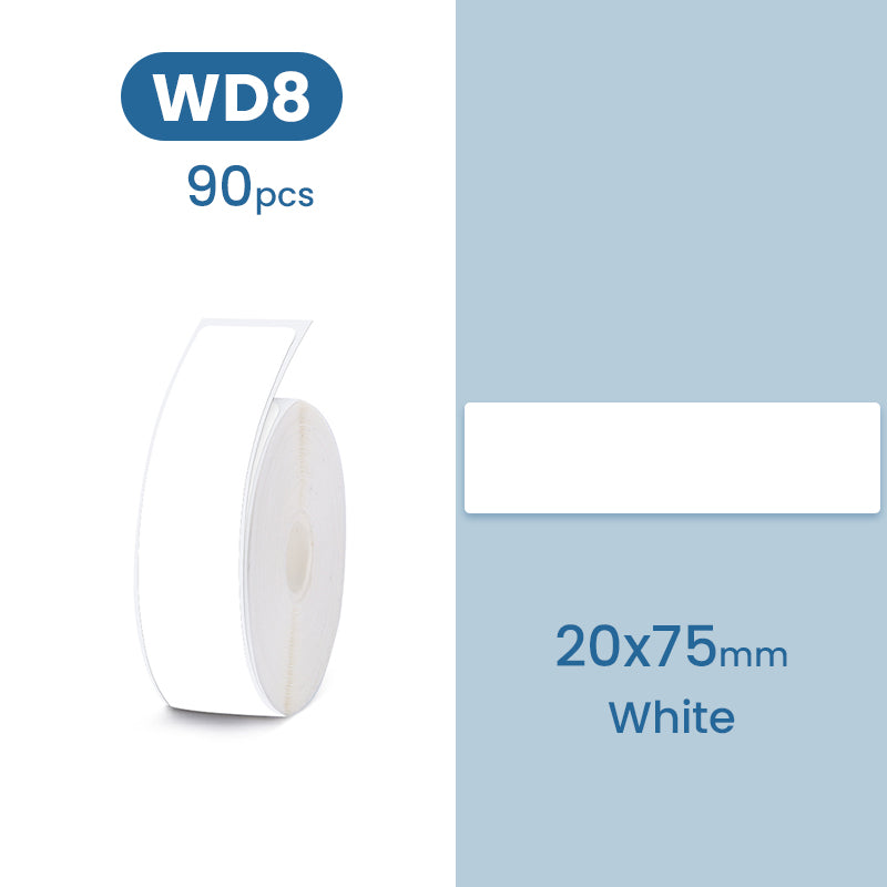 D101 Label -  White